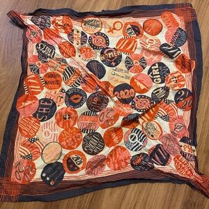 Colorful Graphic Print Scarf